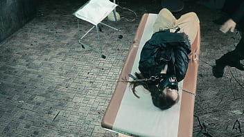 Insane woman is kept in a cell and only brought out for use of her pussy