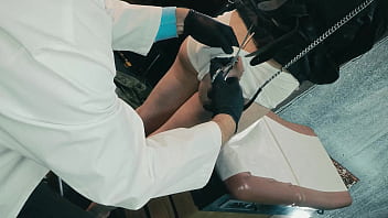 Insane woman is kept in a cell and only brought out for use of her pussy