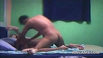 Shy amateur couple first time on webcam