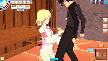 Koikatsu elanor babe enjoys a cock outdoors