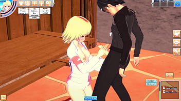 Koikatsu elanor babe enjoys a cock outdoors