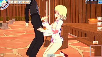 Koikatsu elanor babe enjoys a cock outdoors