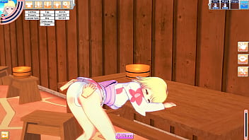 Koikatsu elanor babe enjoys a cock outdoors