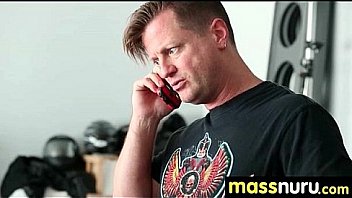 Slippery nuru massage for lucky dude 27