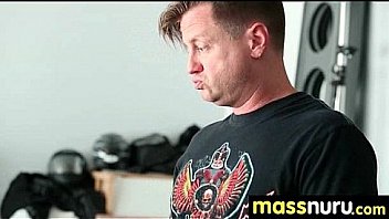 Slippery nuru massage for lucky dude 27