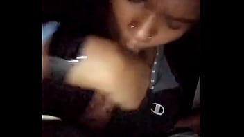 Ebony dick eating