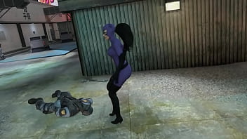 Catwoman scissorhold