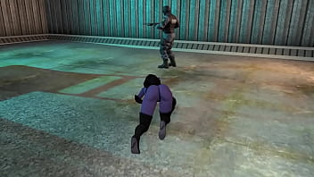 Catwoman scissorhold