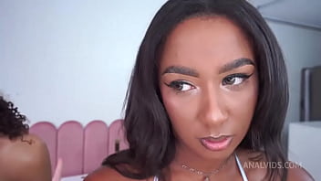 Ebony princess fucked dominated by lezdom then fucked by 4 huge cocks dap fisting anal only atm 4on1 monster cocks