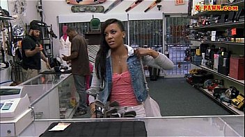 Curvy Ebony Pounded At The Pawnshop For The Golf Clubs thumbnail