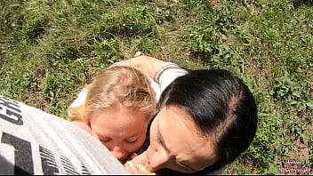 Smoking sluts suck cock and swallow cum