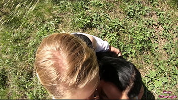 Smoking sluts suck cock and swallow cum