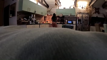 Caught by my neighbor – pov blowjob doggy & cum on face 299