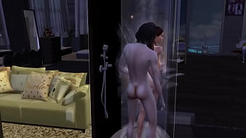 Потрахались перед работой в душе