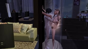 Потрахались перед работой в душе