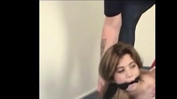 Bound and gagged milf babes in panties