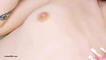 Radiant model naked close up