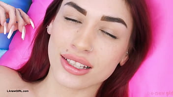 Radiant model naked close up