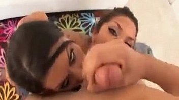 Double teamed by two cocksucking sluts