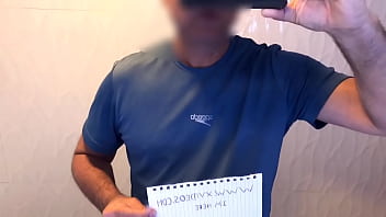 Agora é a vez do marido fazer a verificação de vídeo
