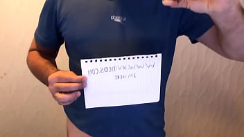 Agora é a vez do marido fazer a verificação de vídeo