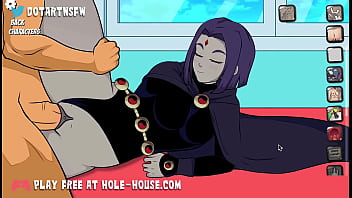 Raven getting creampied in different sex positions hentai