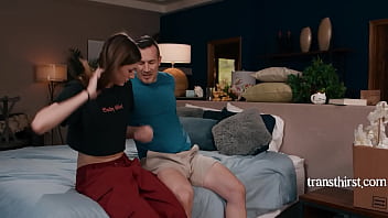 Petite Trans Babe Needs A Change And It Starts By Sucking The Dick That Helped Her thumbnail