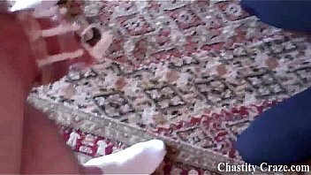 You need to be punished with a chastity device