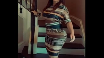 The sexy girl dazzles everyone with her slow gait