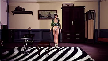 Graceful yuffie kisaragi shy erotic dance in skimpy outfit in bedroom Graceful yuffie kisaragi shy erotic dance in skimpy outfit in bedroom