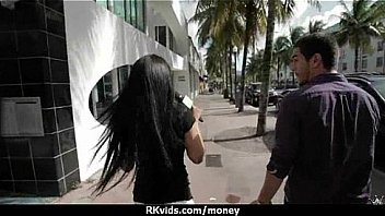 Sexy teen nails her butt on hard dick for cash 19