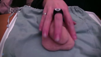 Playing with a very soft and limp fake cock no audio