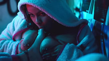 Bbw ebomy lesbian feet worship on pettie tattoed girlfriend