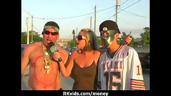 Sexy wild chick gets paid to fuck 4