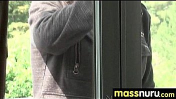 Nuru massage ends with a hot shower fuck 3