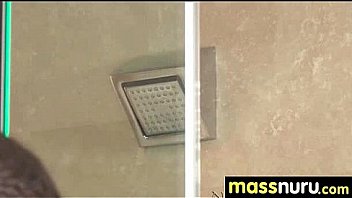 Nuru massage ends with a hot shower fuck 3