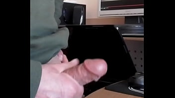 Handjob In Front Of A Beautiful Hairy Pussy Nice Cumshot thumbnail