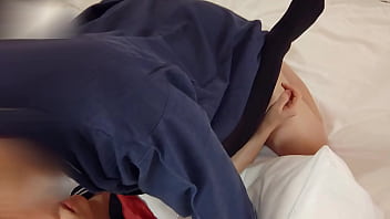 セーラー服の女子高生のおマンコをイクまで触りまくりたい ベチャベチャのマンコに中出し 素人 個人撮影 オーガズム