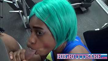 Big ass ebony public blowjob dick sucking cute teen