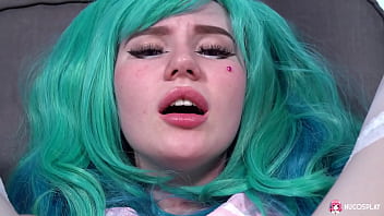 Solo cosplay girl leyla lure fucked herself so hard with dildo in many positions