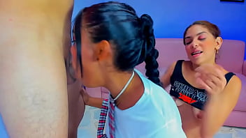 Stepsist give me a blowjob as a gift for my birthday