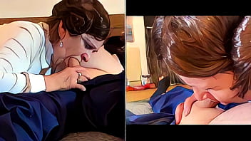 Mature old slut star wars cosplay the wondrous granny leia blows solo an ai animation