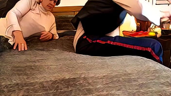 Mature old slut star wars cosplay the wondrous granny leia blows solo an ai animation