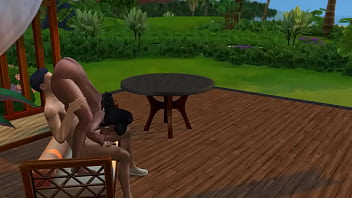 Мулатка с громадным пердаком соскучилась по ласке и отымела племянника thumbnail