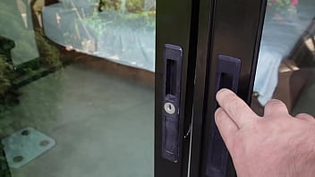 The window washer snuck into my room and fucked me