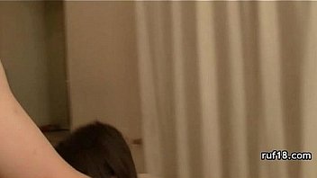 Kinky teen plays with fire