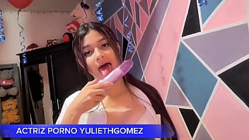 Naughty Girl Came To Provoke Me With A Short Dress Without Panties Moved Her Ass On The Stick And It Came Out Casero Real thumbnail