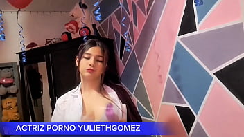 Naughty girl came to provoke me with a short dress without panties moved her ass on the stick and it came out casero real