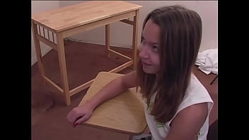 Kimberly allure school girl stripped & spanked on bare bottom