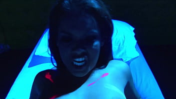 Beautiful brunette nurse wakes me up and rides my dick